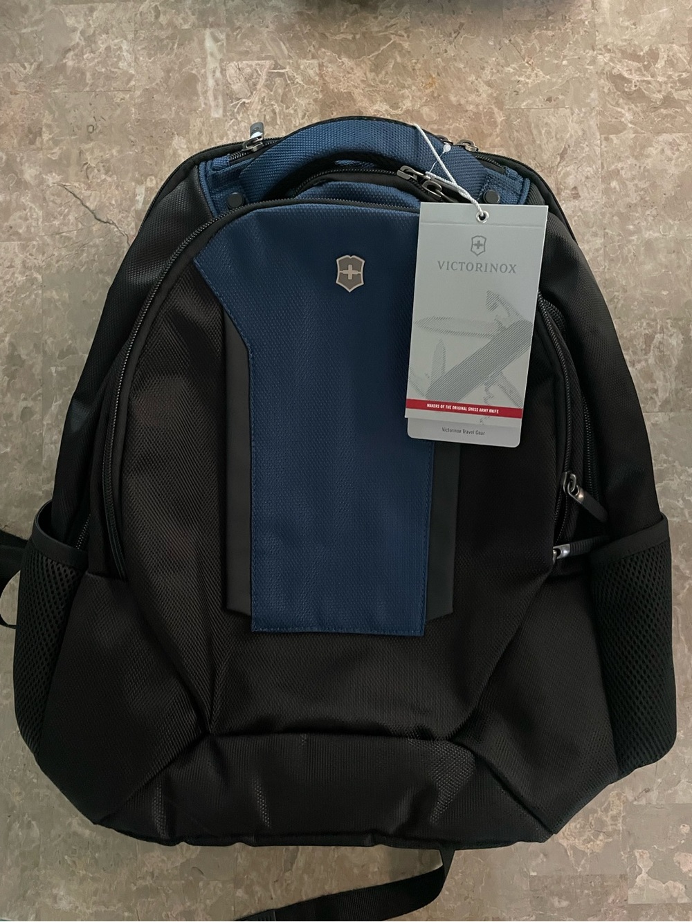 Victorinox Black and Navy Office & Travel Backpack